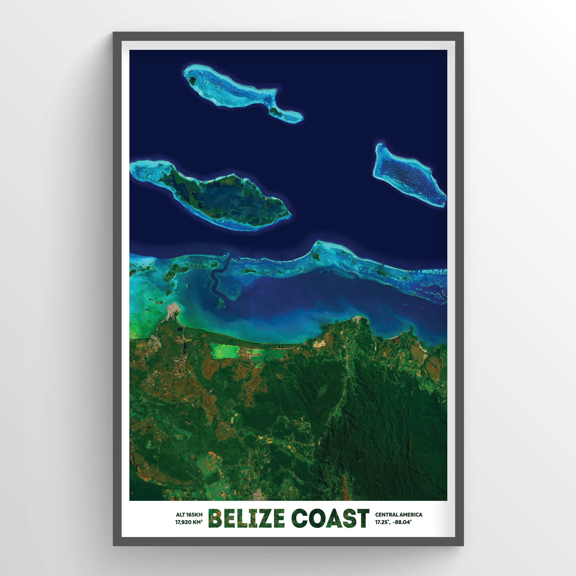 Belize Barrier Reef Earth Photography - Art Print - Point Two Design