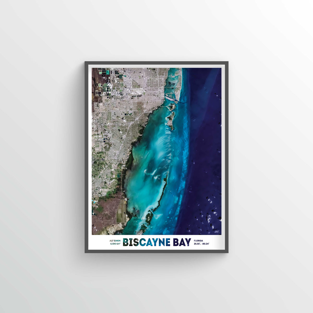 Biscayne Bay Earth Photography - Art Print