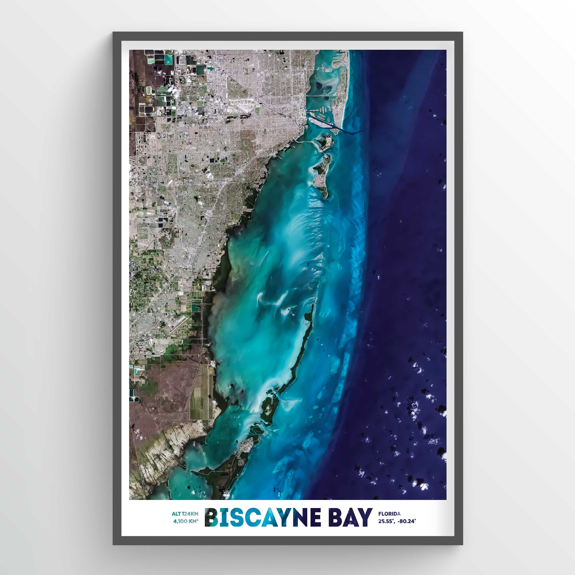 Biscayne Bay Earth Photography - Art Print - Point Two Design