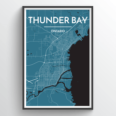 Thunder Bay Map Print – Jelly Brothers