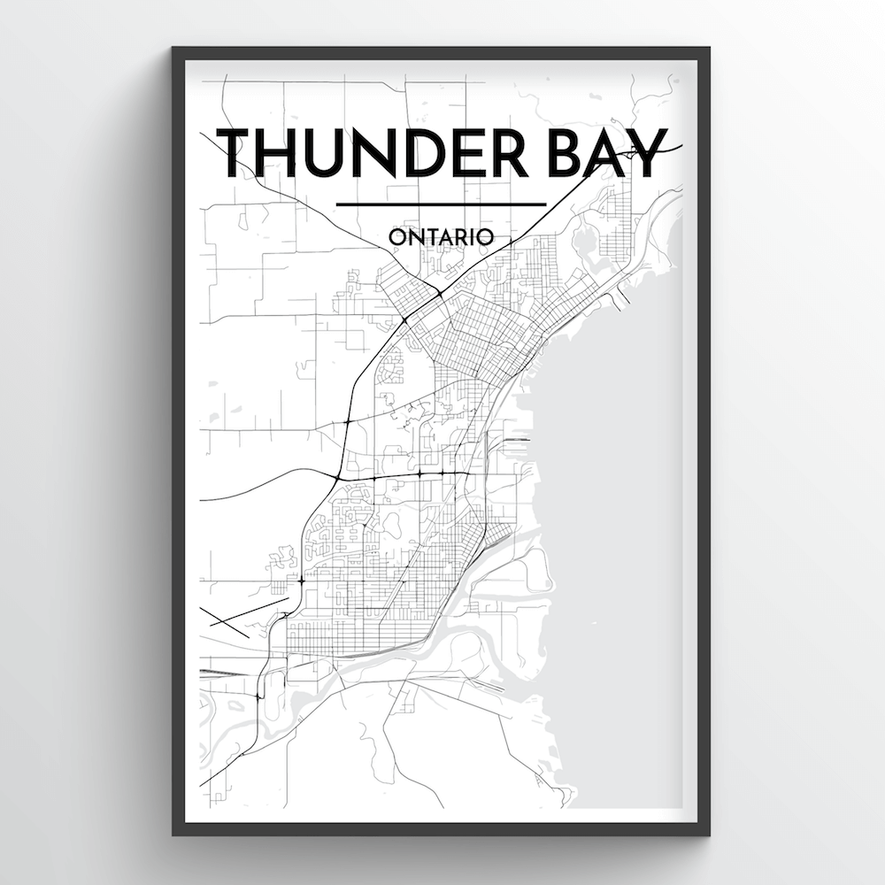 Thunder Bay City Map - Point Two Design