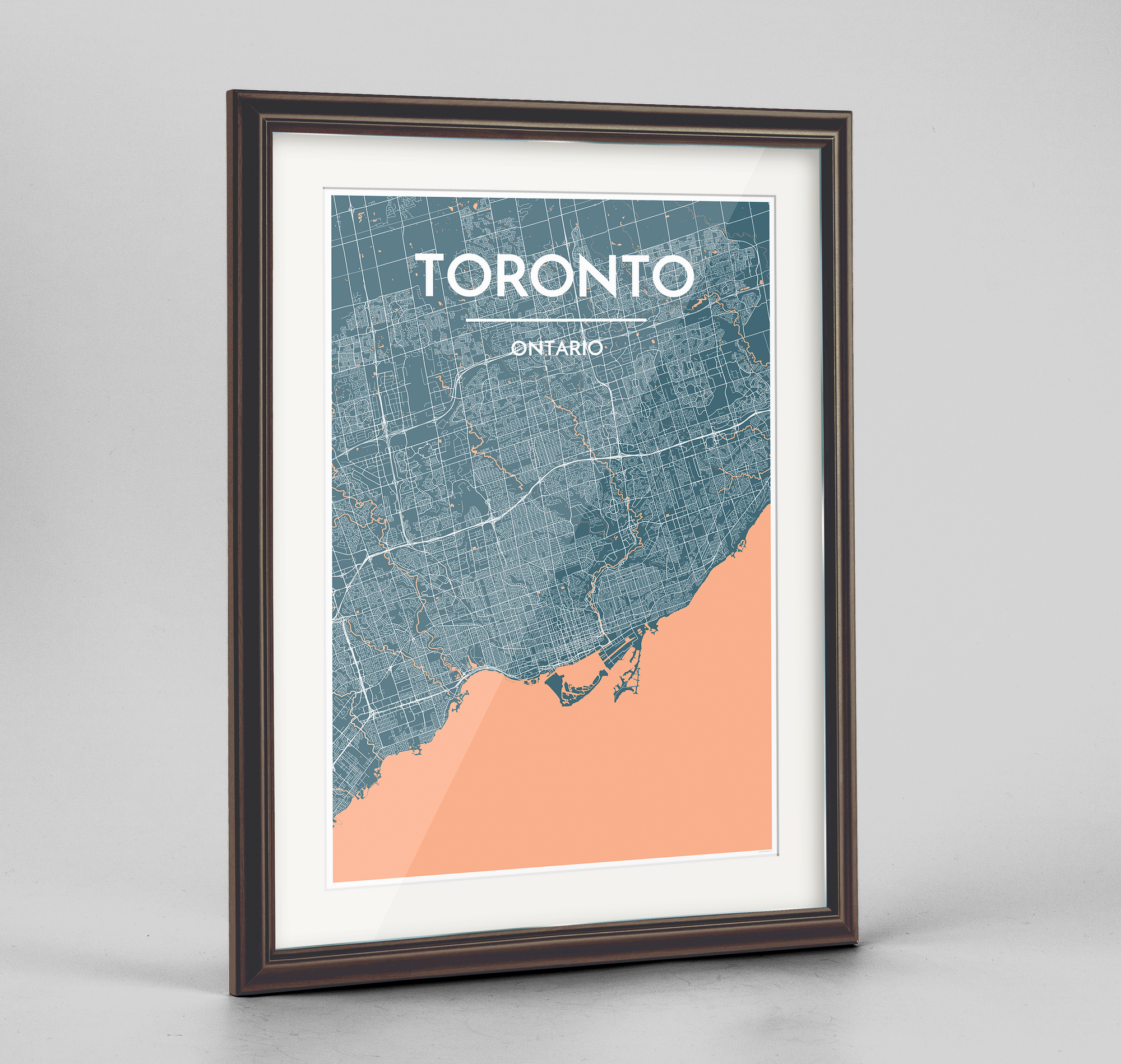 Toronto Rectangle Picture Frame - Champagne Gold