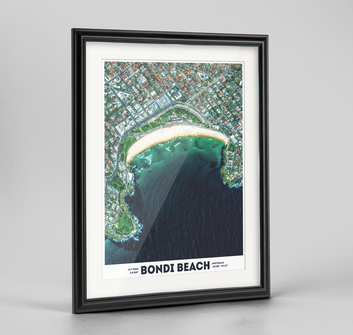 Bondi Beach Earth Photography - Art Print - Point Two Design