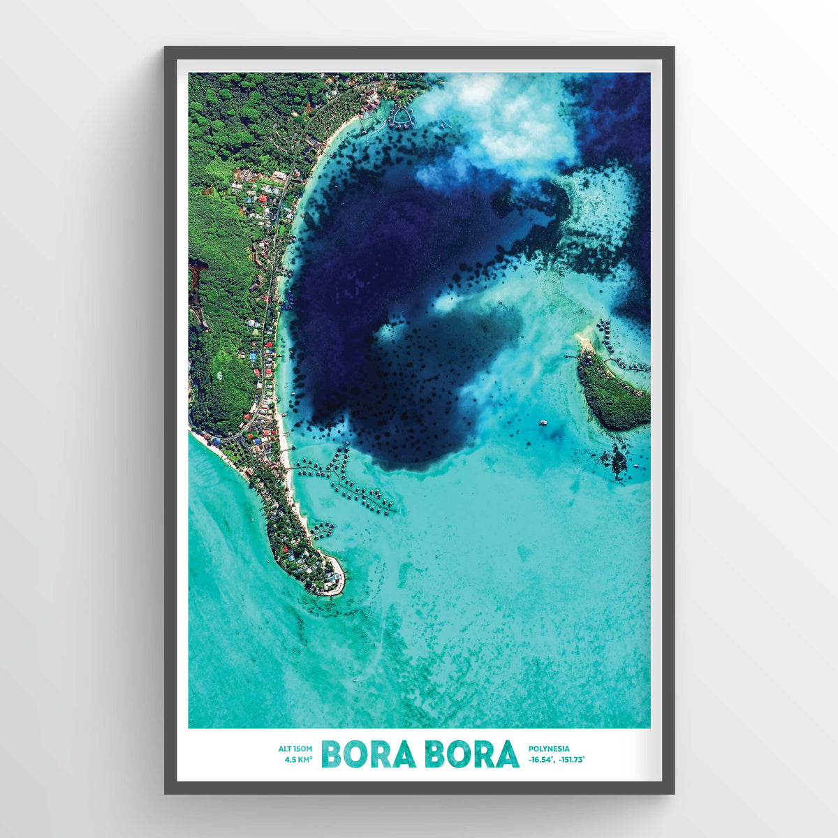 Bora Bora Earth Photography - Art Print - Point Two Design