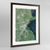 Boston Earth Photography Art Print - Framed