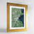 Boston Earth Photography Art Print - Framed