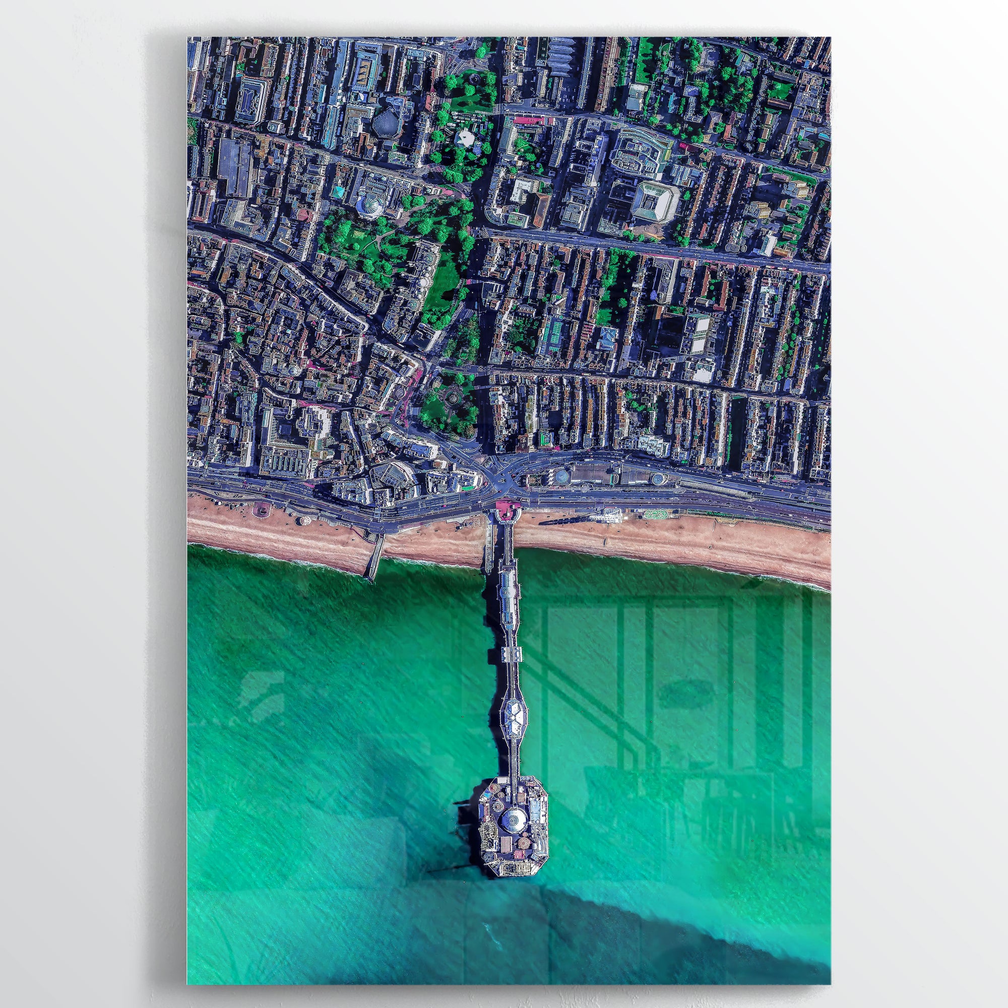 Brighton Earth Photography - Floating Acrylic Art - Point Two Design