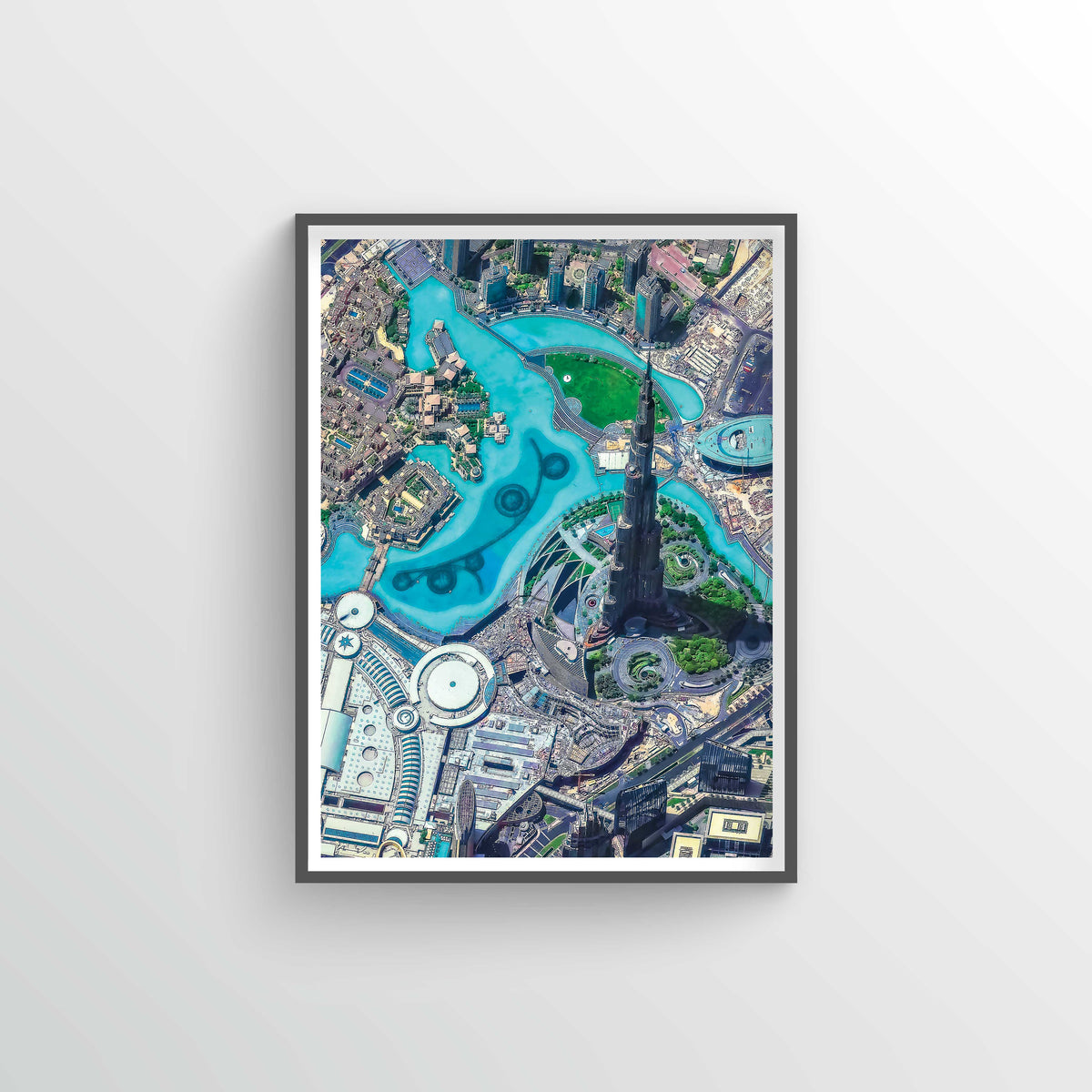 Burj Khalifa Earth Photography - Art Print