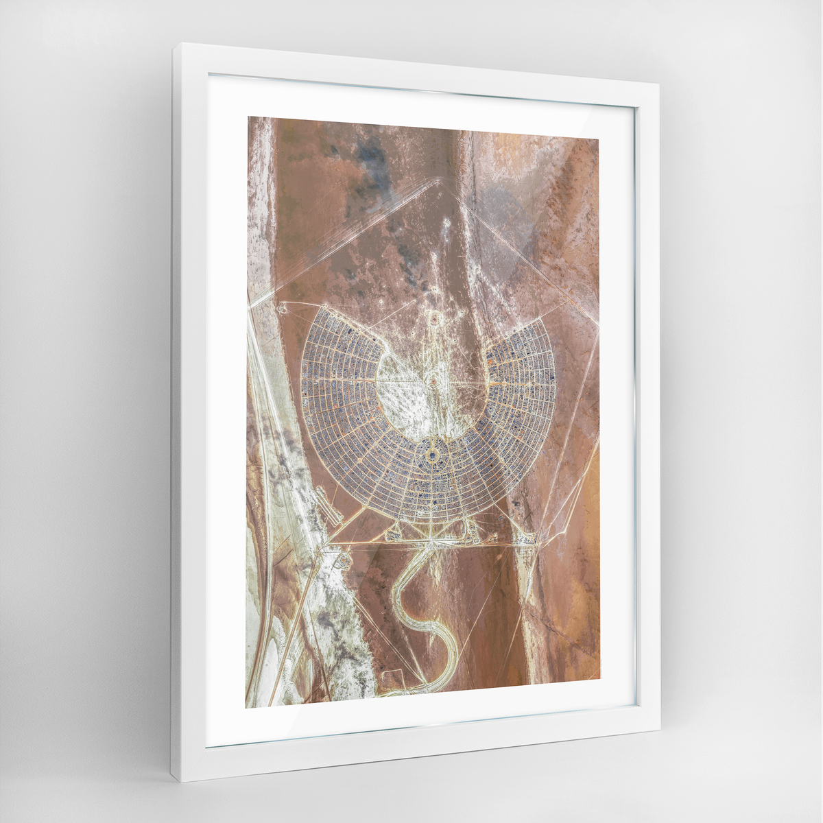 Black Rock Desert Earth Photography Art Print - Framed