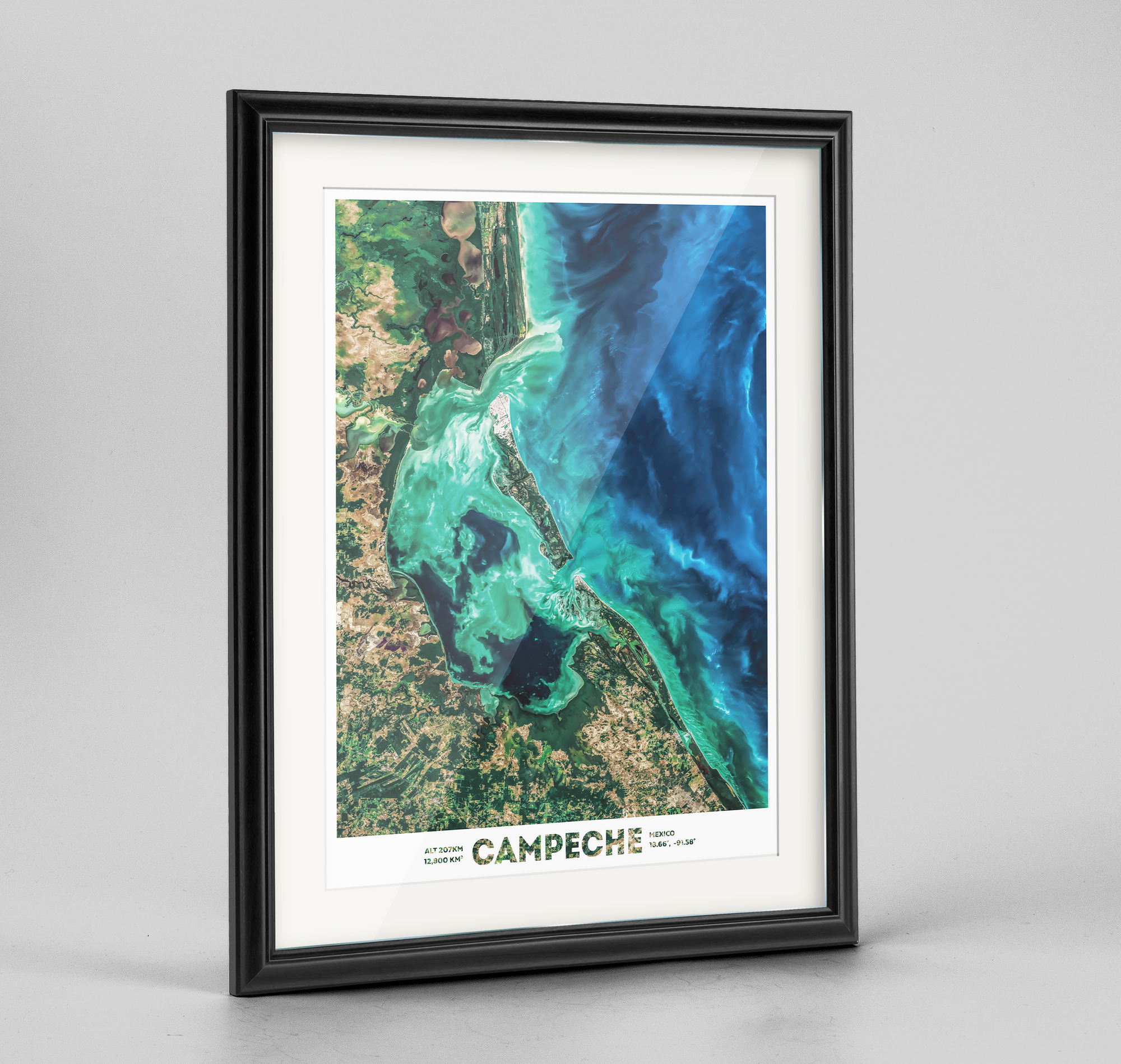 Campeche Mexico Earth Photography - Art Print - Point Two Design
