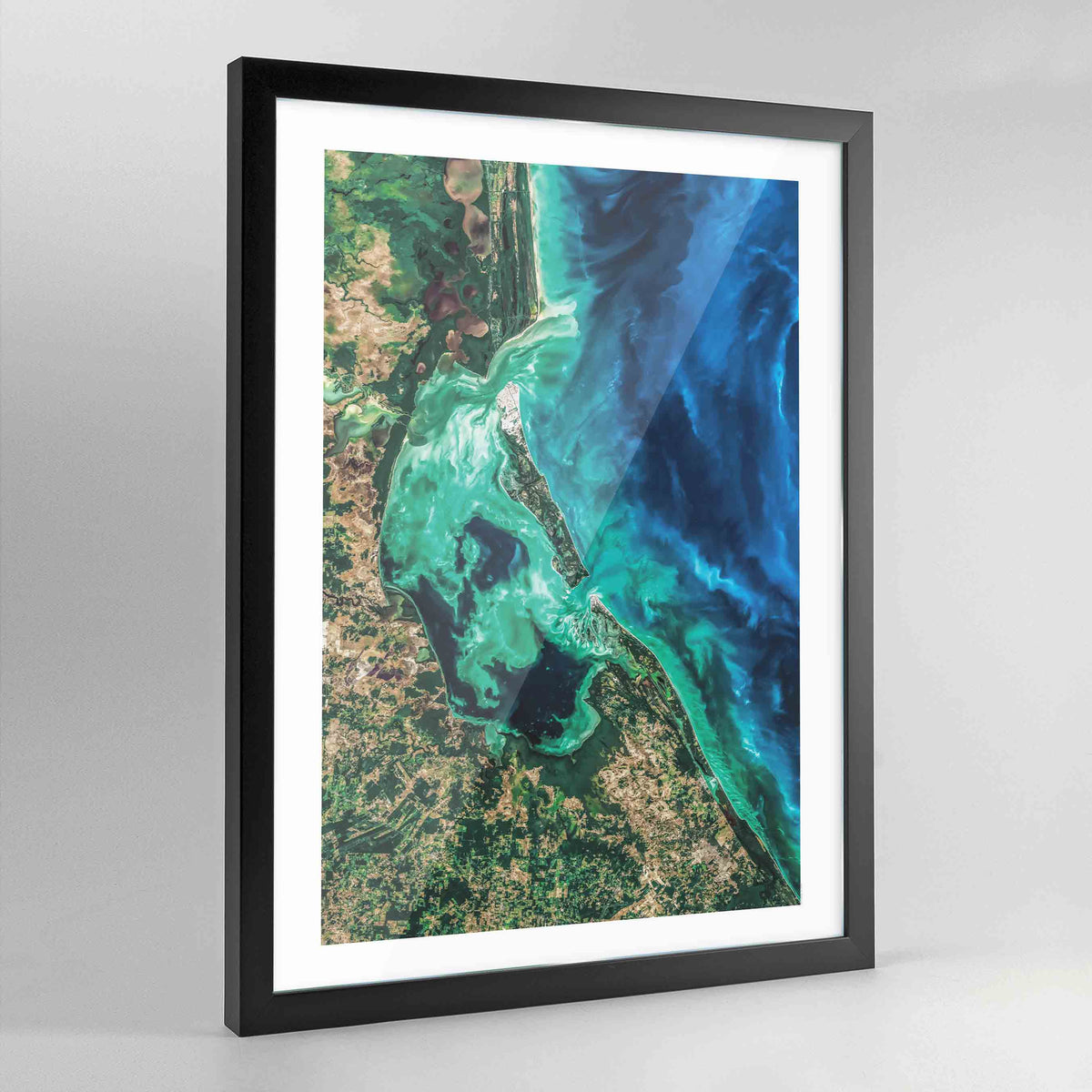 Campeche Mexico Earth Photography Art Print - Framed