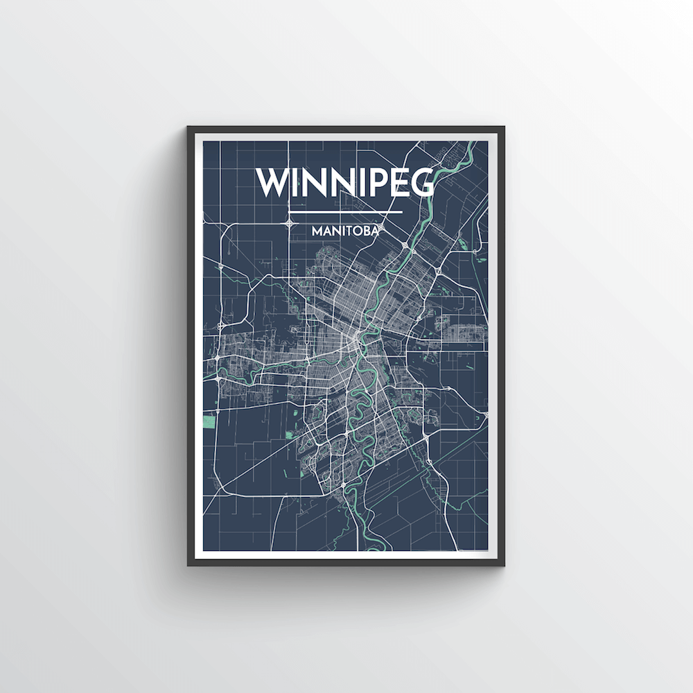 Winnipeg City Map - Point Two Design