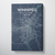 Winnipeg City Map Canvas Wrap - Point Two Design