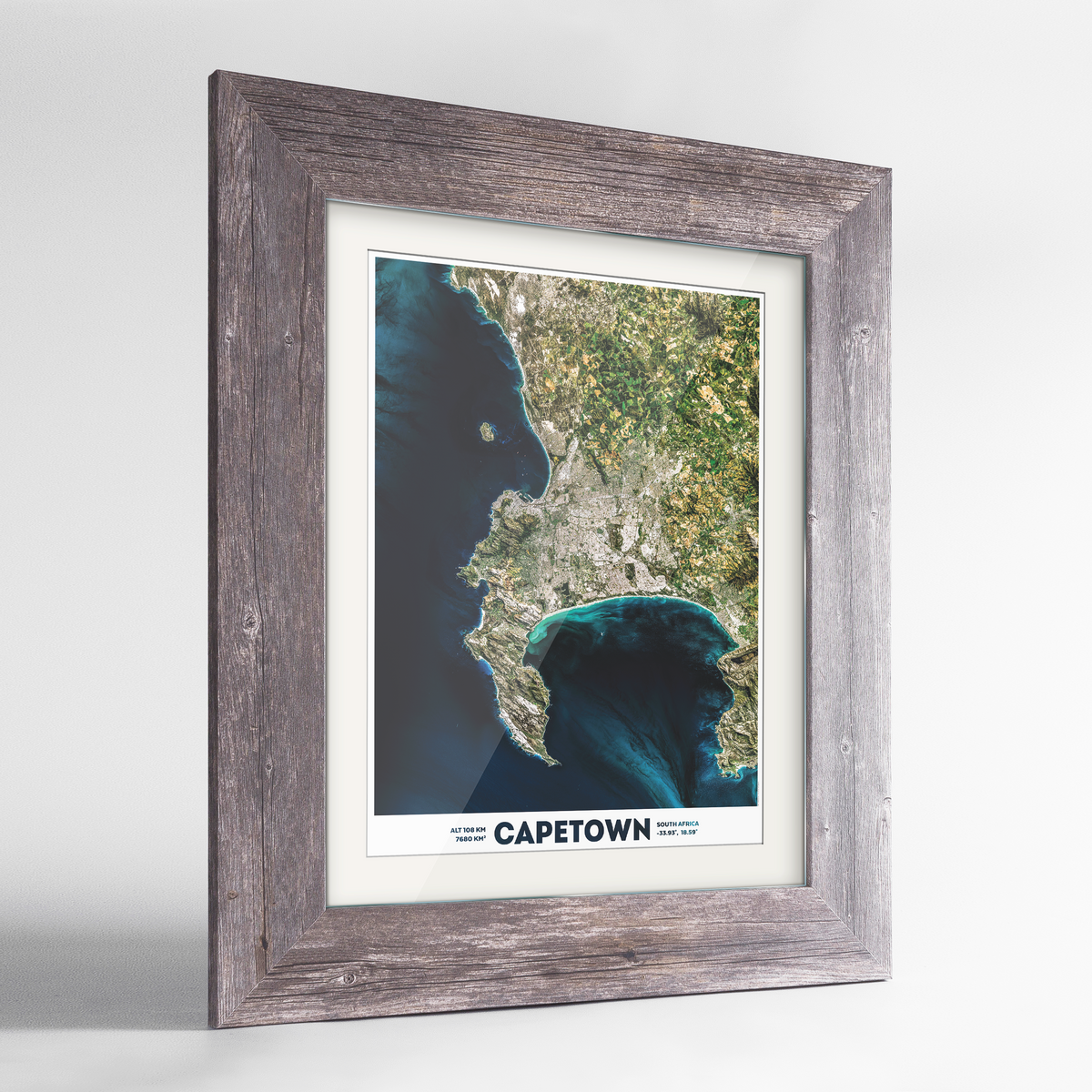 Cape Town Earth Photography Art Print - Framed
