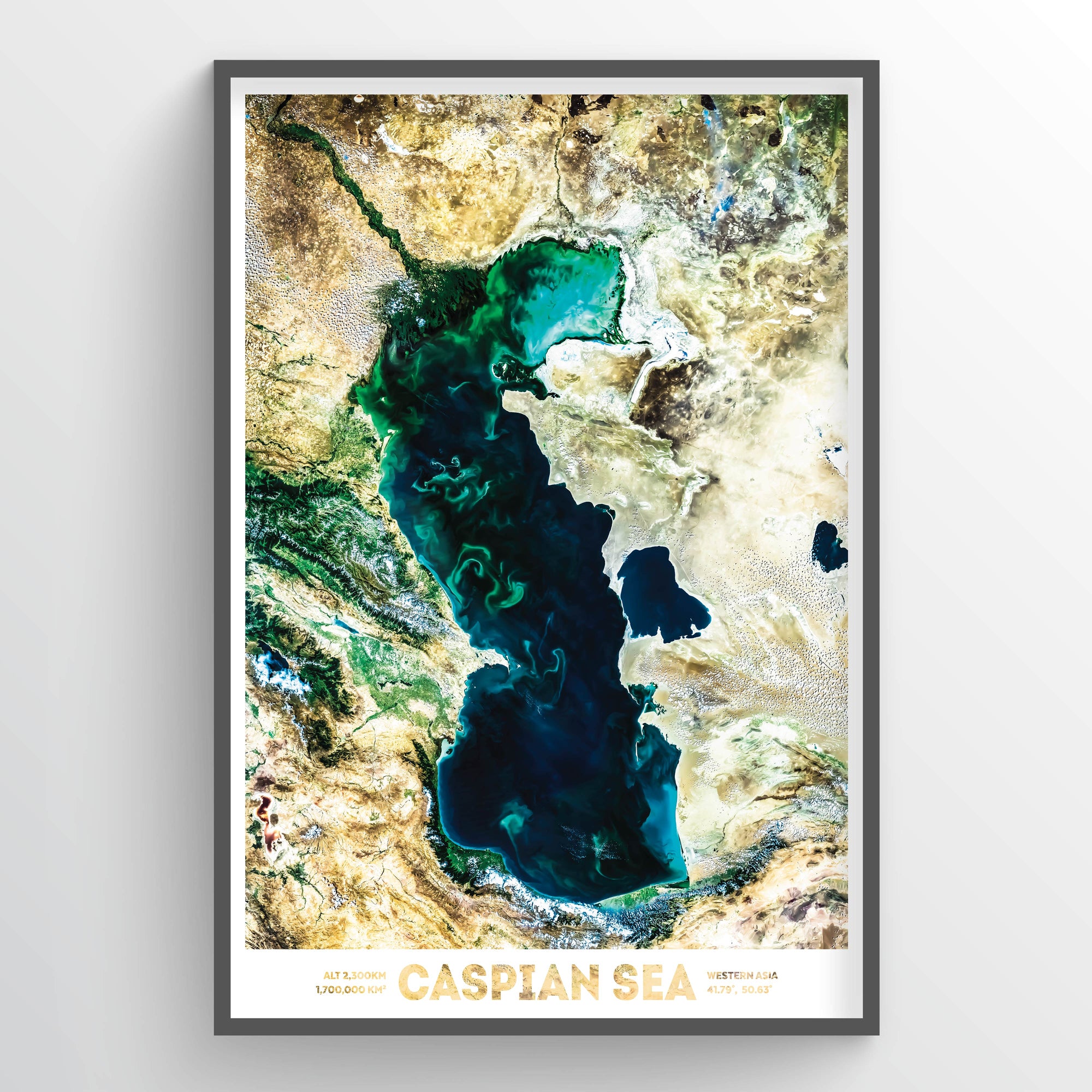 Caspian Sea Earth Photography - Art Print - Point Two Design