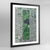 Central Park Earth Photography Art Print - Framed
