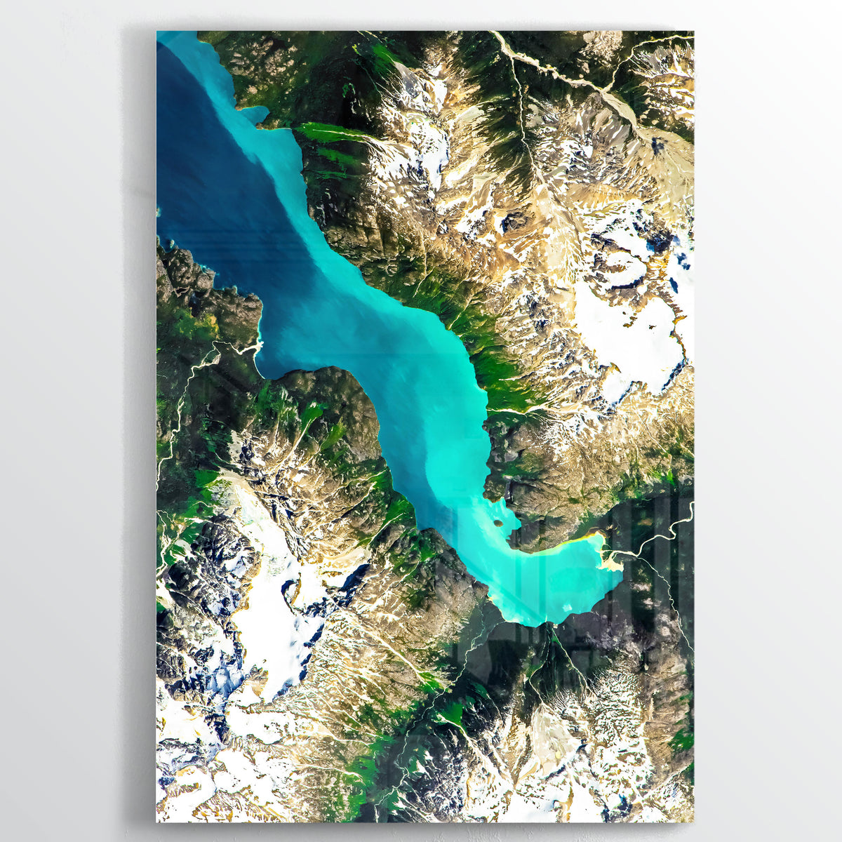 Chilko Lake Earth Photography - Floating Acrylic Art - Point Two Design