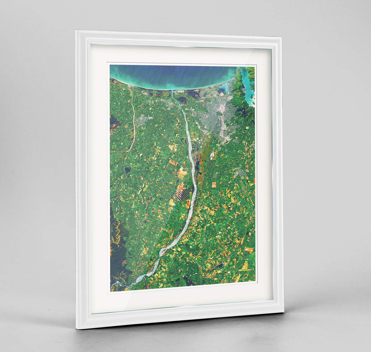 Christchurch Earth Photography Art Print - Framed