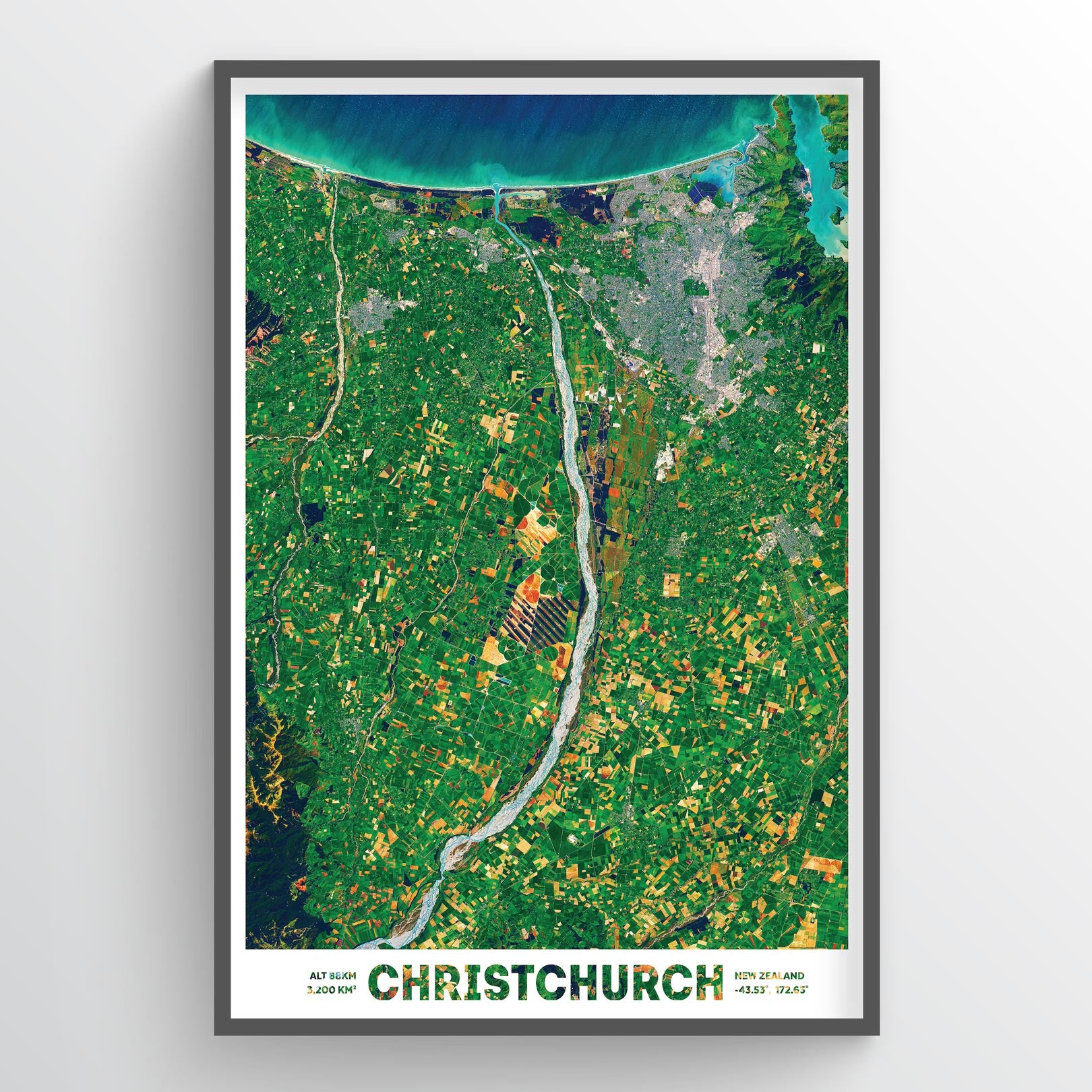 Christchurch Earth Photography - Art Print - Point Two Design