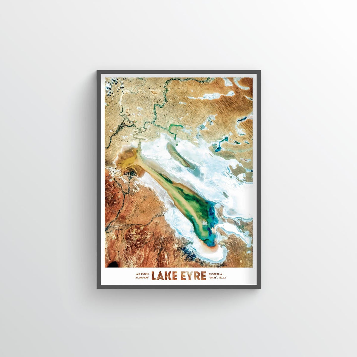 Lake Eyre Earth Photography - Art Print
