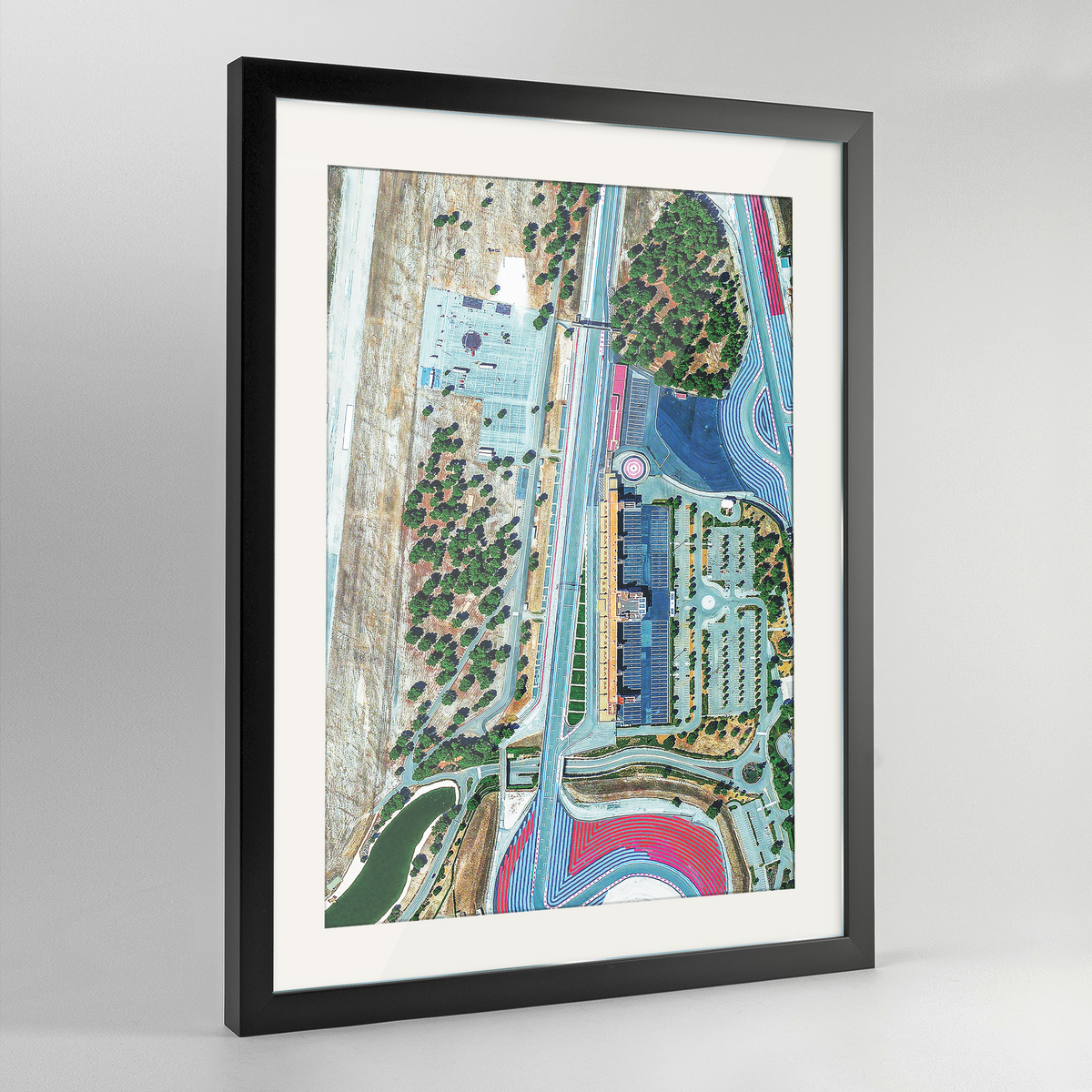 Circuit Paul Ricard Earth Photography Art Print - Framed