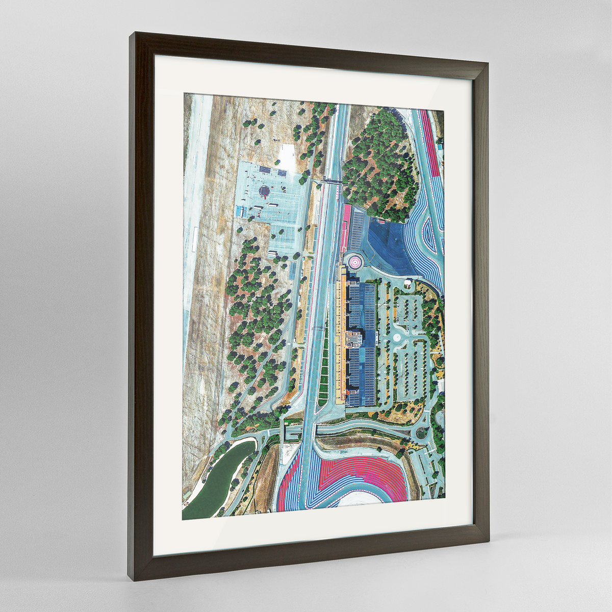 Circuit Paul Ricard Earth Photography Art Print - Framed