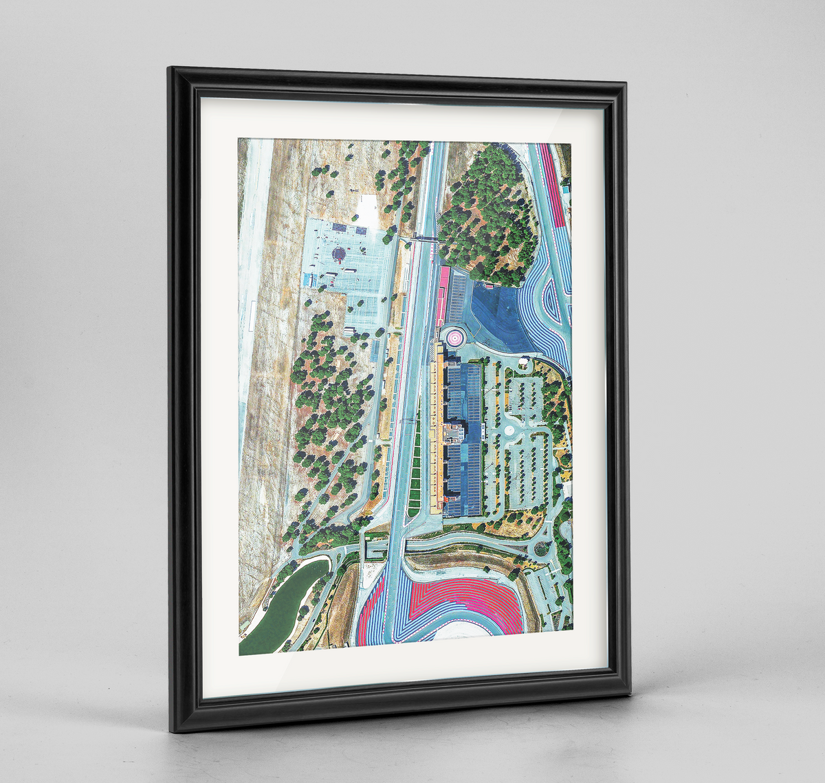 Circuit Paul Ricard Earth Photography Art Print - Framed