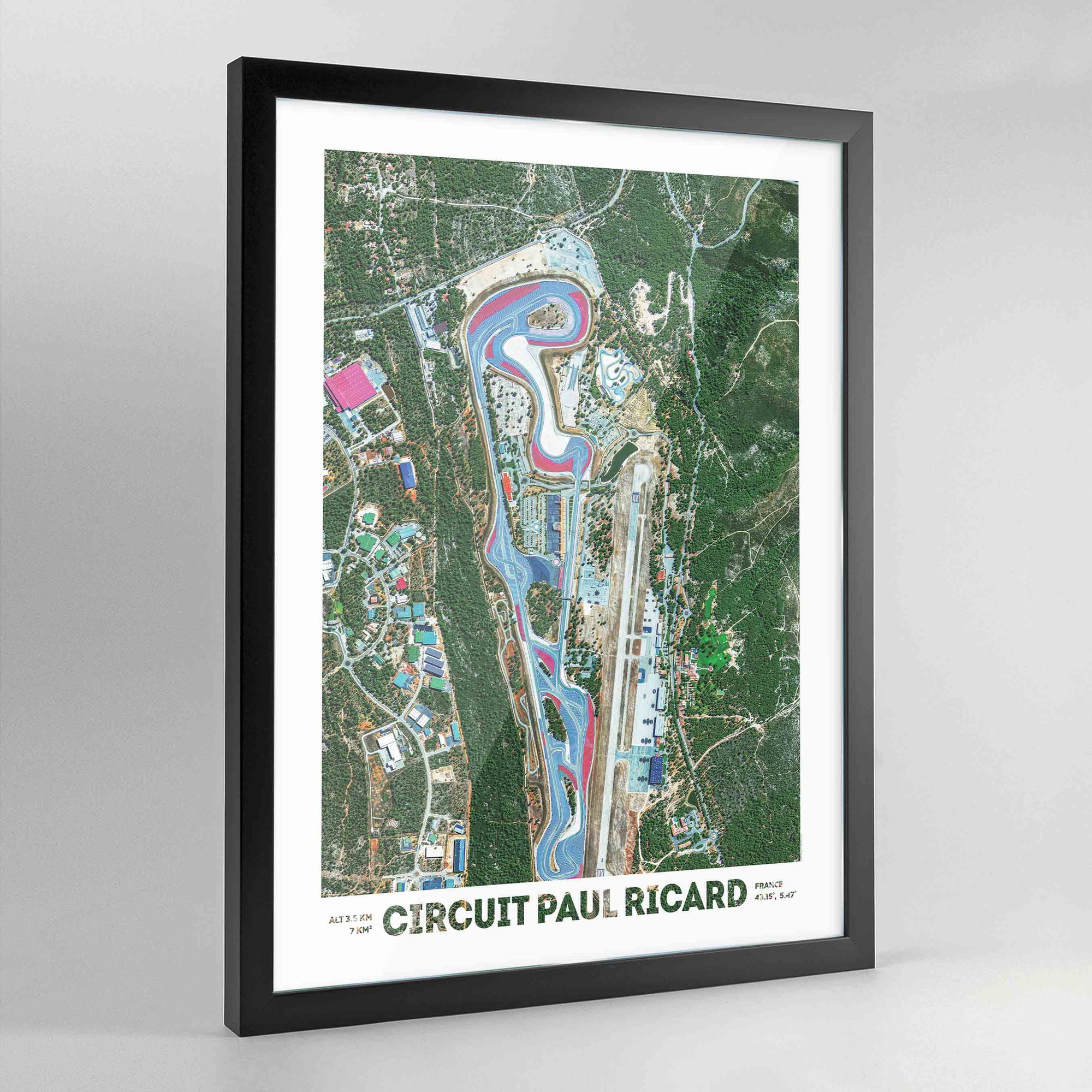 Circuit Paul Ricard Earth Photography - Art Print - Point Two Design