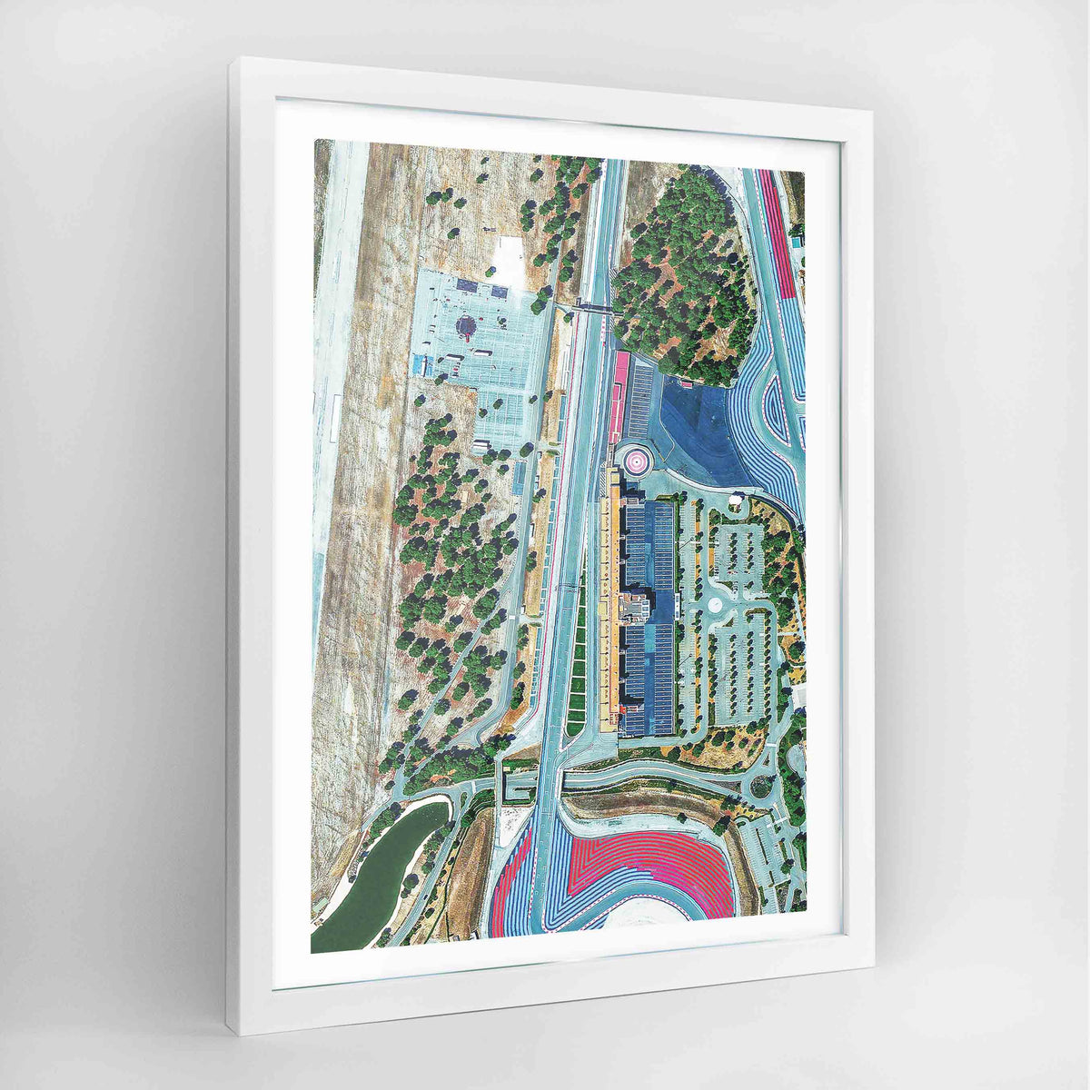 Circuit Paul Ricard Earth Photography Art Print - Framed