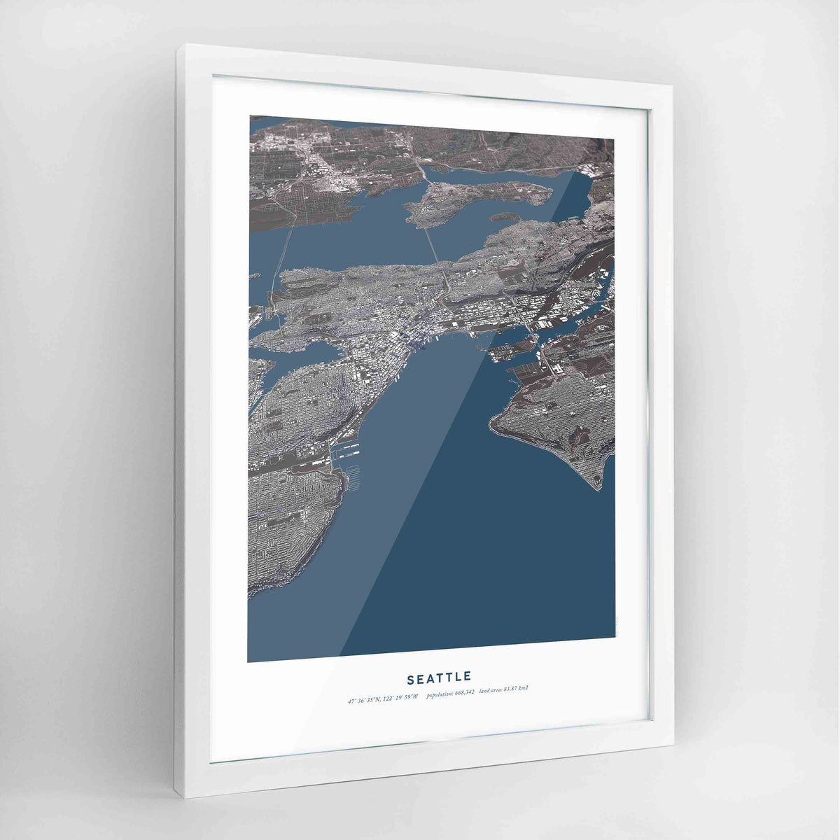 Seattle 3D City Model - Framed
