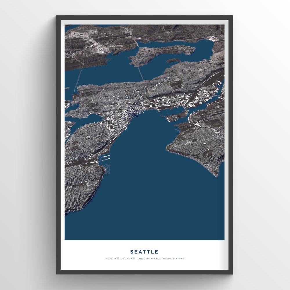 Seattle Ld Map Nasa Topographical Map Seattle