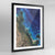 Coast of Sao Paulo Earth Photography Art Print - Framed