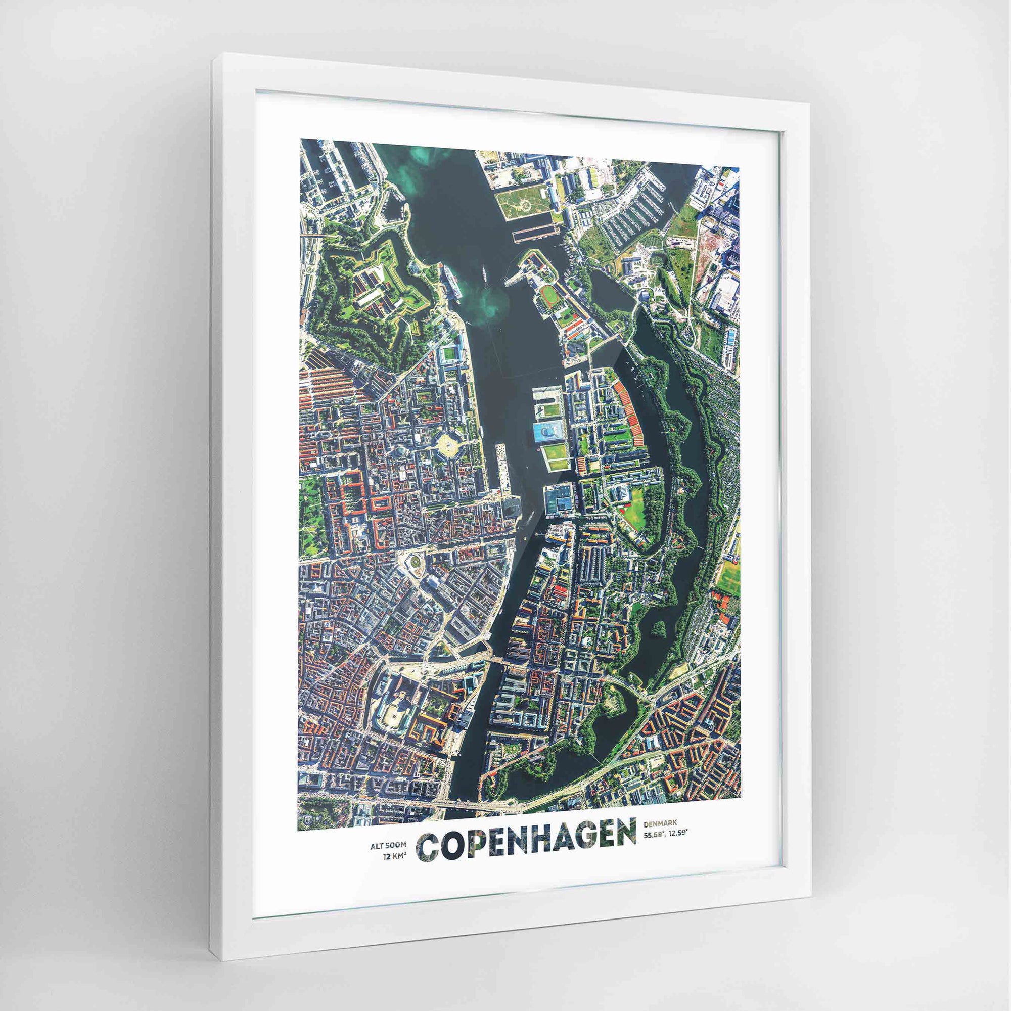 tiger Converge Serena Fine Art Photography Prints of Copenhagen - Satellite Images of Earth -  Point Two Design