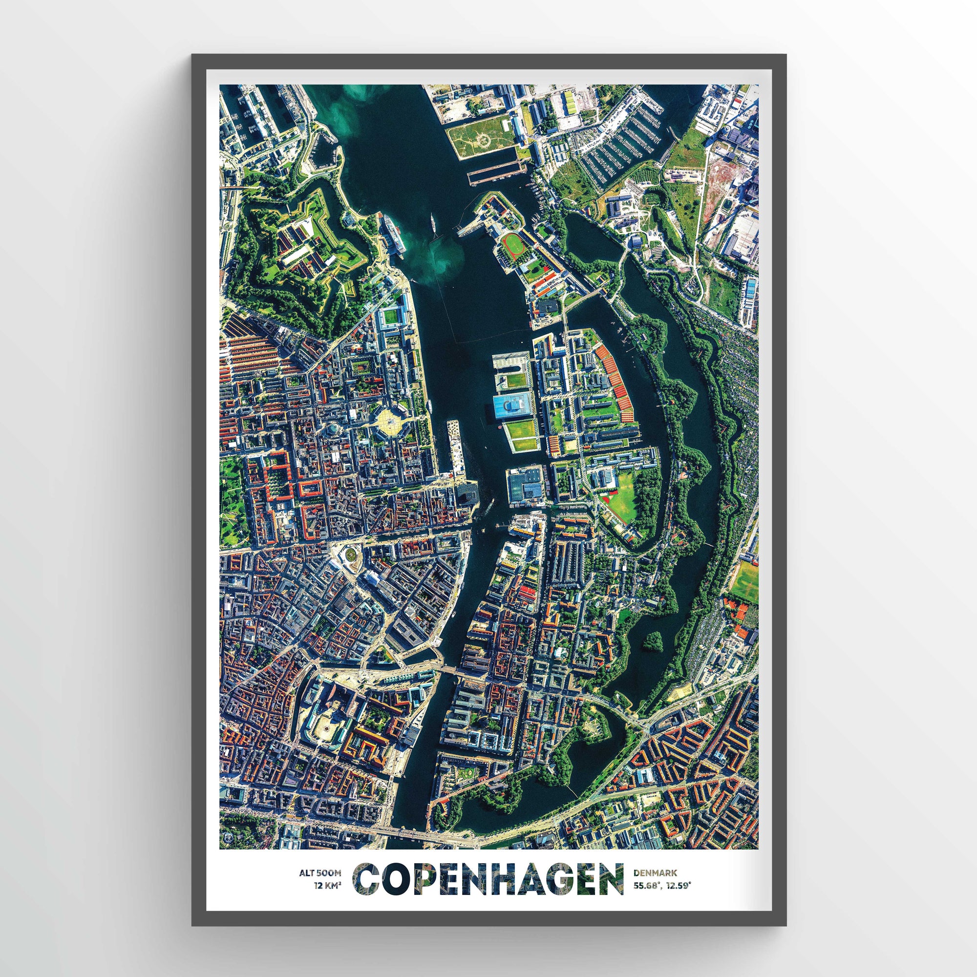 Copenhagen Earth Photography - Art Print - Point Two Design
