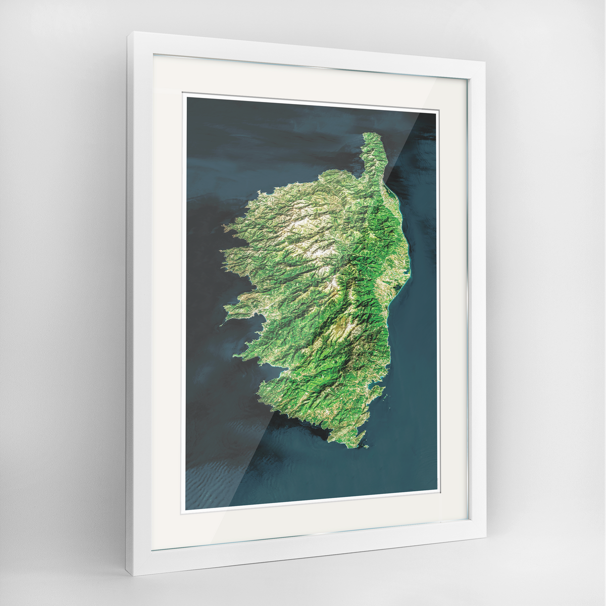 Corsica Earth Photography Art Print - Framed