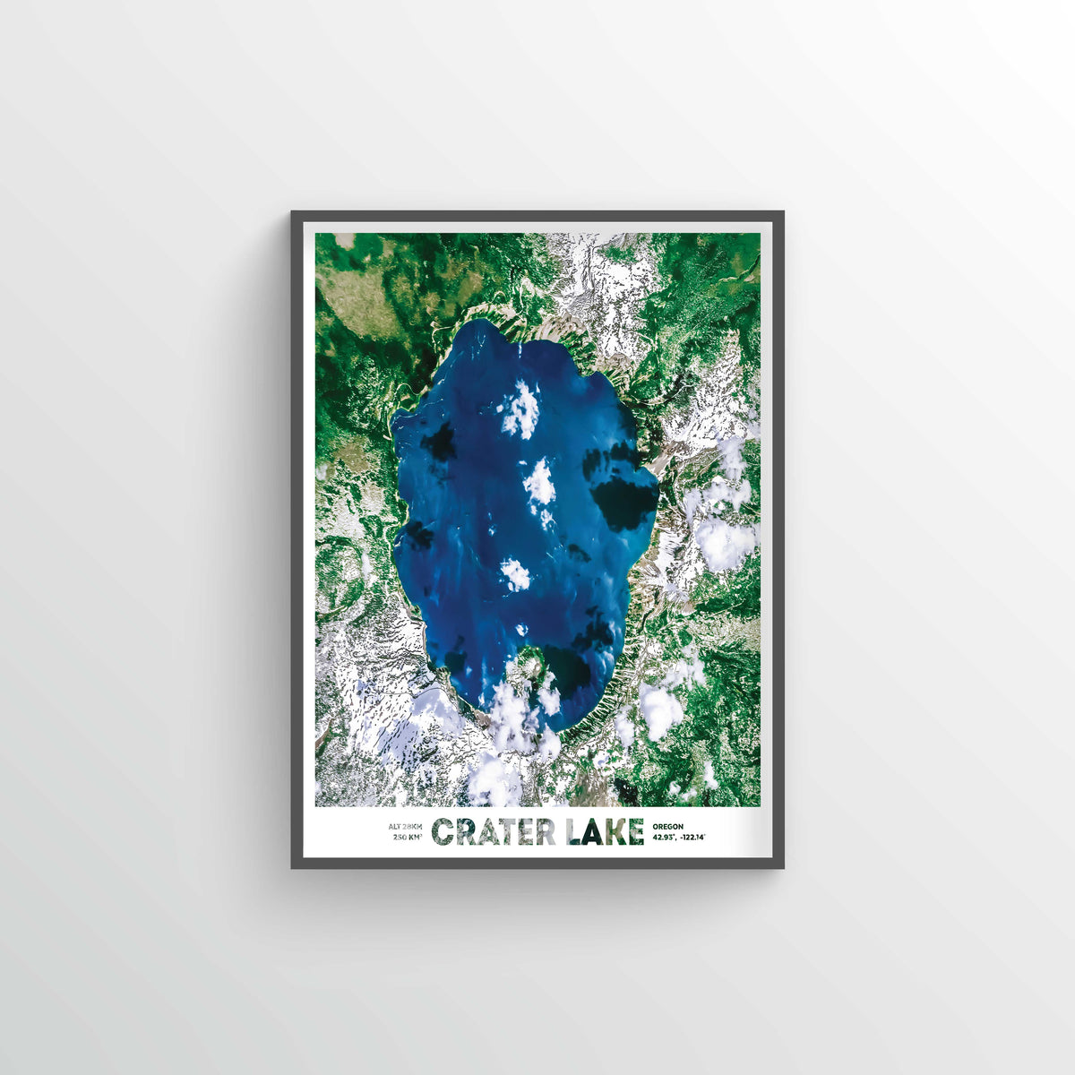 Crater Lake Earth Photography - Art Print