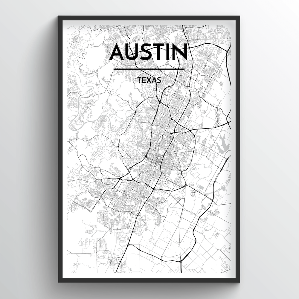 Printable Map Of Texas Austin