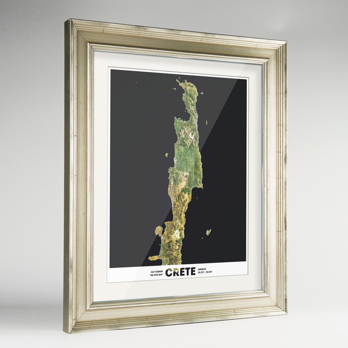 Crete Earth Photography Art Print - Framed
