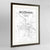 Framed Bozeman Map Art Print 24x36" Contemporary Walnut frame Point Two Design Group