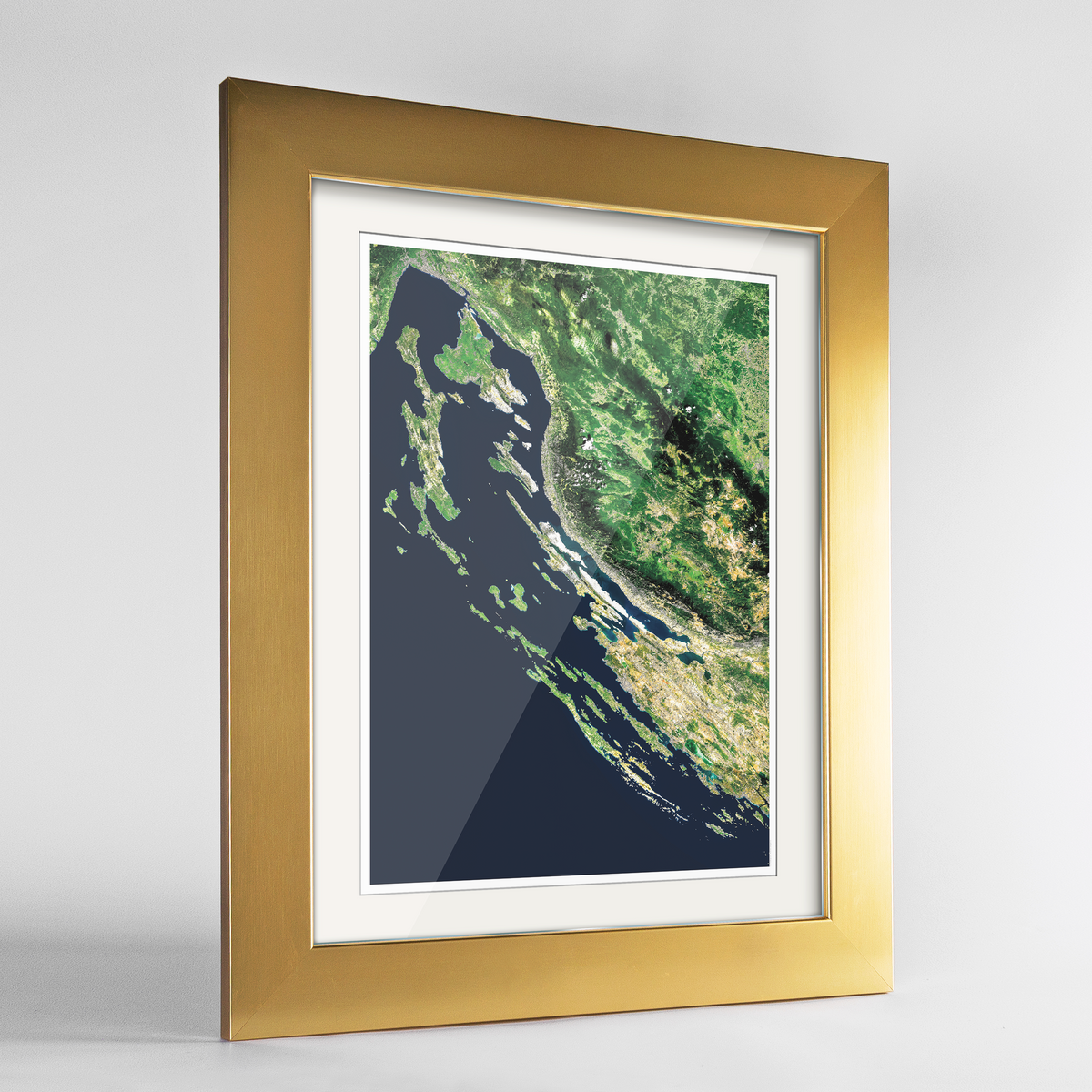 Dalmatian Coast Earth Photography Art Print - Framed