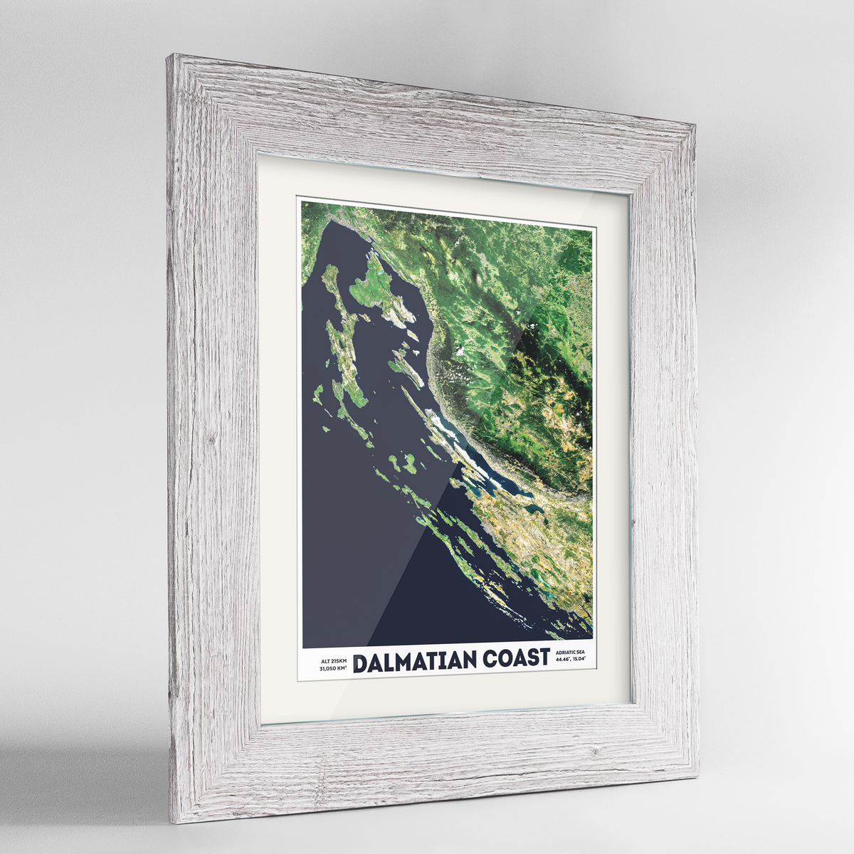 Dalmatian Coast Earth Photography Art Print - Framed