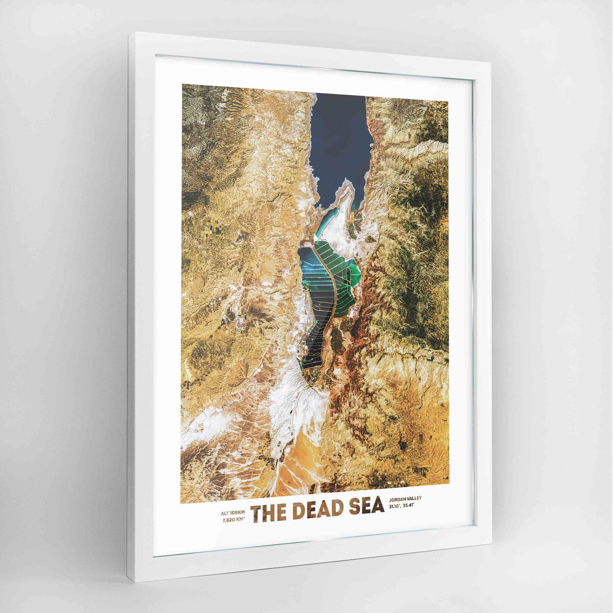 Dead Sea Earth Photography Art Print - Framed