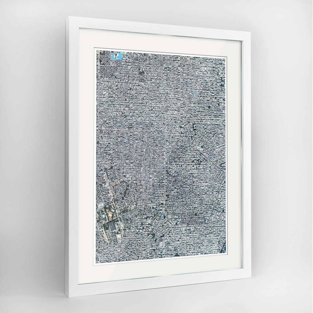 Delhi Earth Photography Art Print - Framed