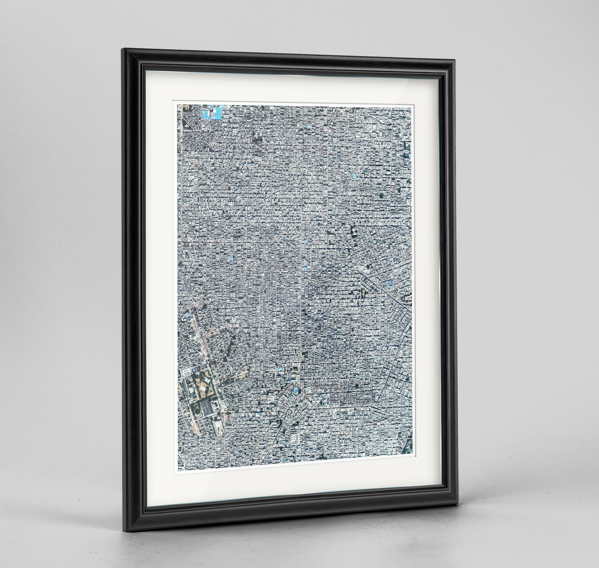 Delhi Earth Photography Art Print - Framed