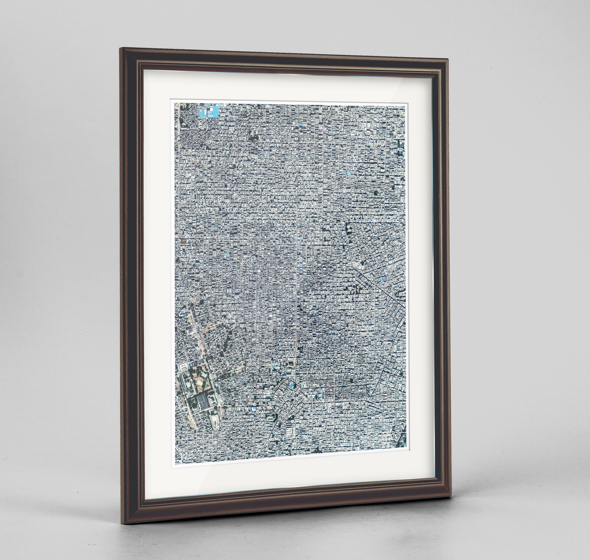 Delhi Earth Photography Art Print - Framed