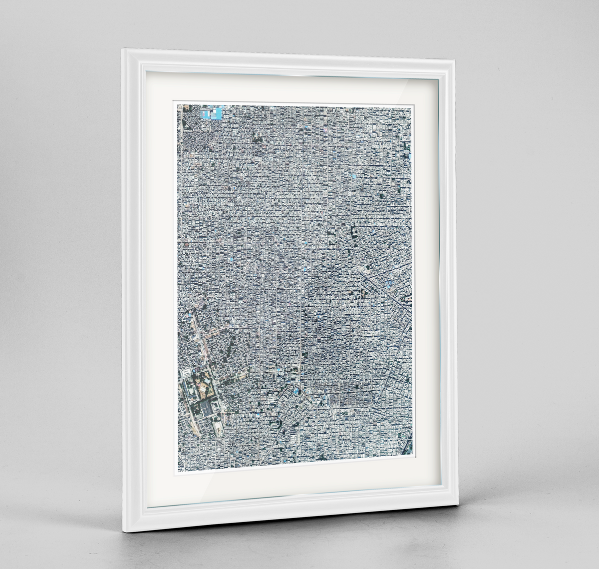 Delhi Earth Photography Art Print - Framed