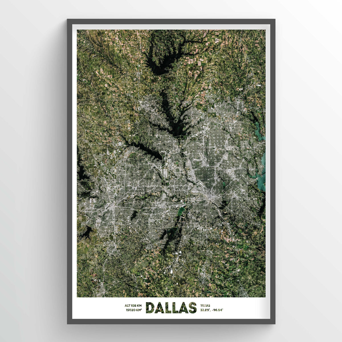 Dallas Earth Photography - Art Print - Point Two Design