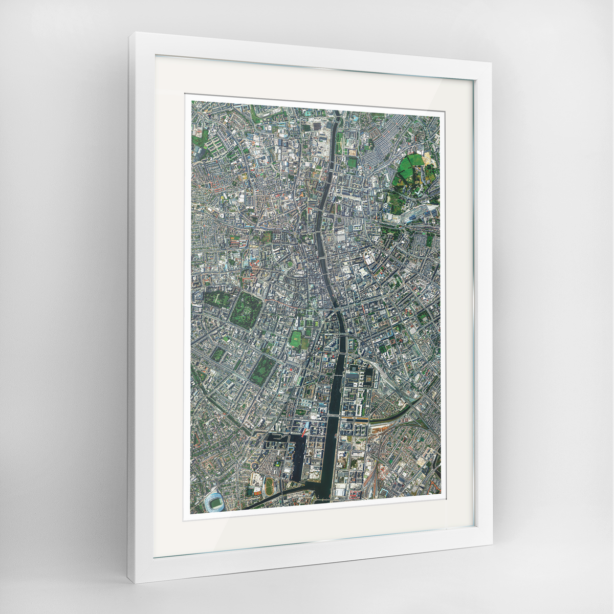 Dublin Earth Photography Art Print - Framed