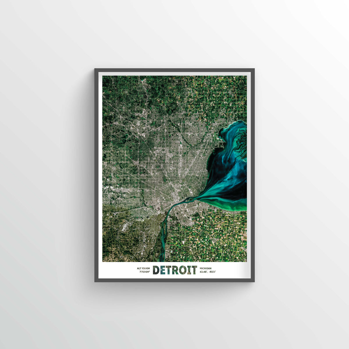 Detroit Earth Photography - Art Print