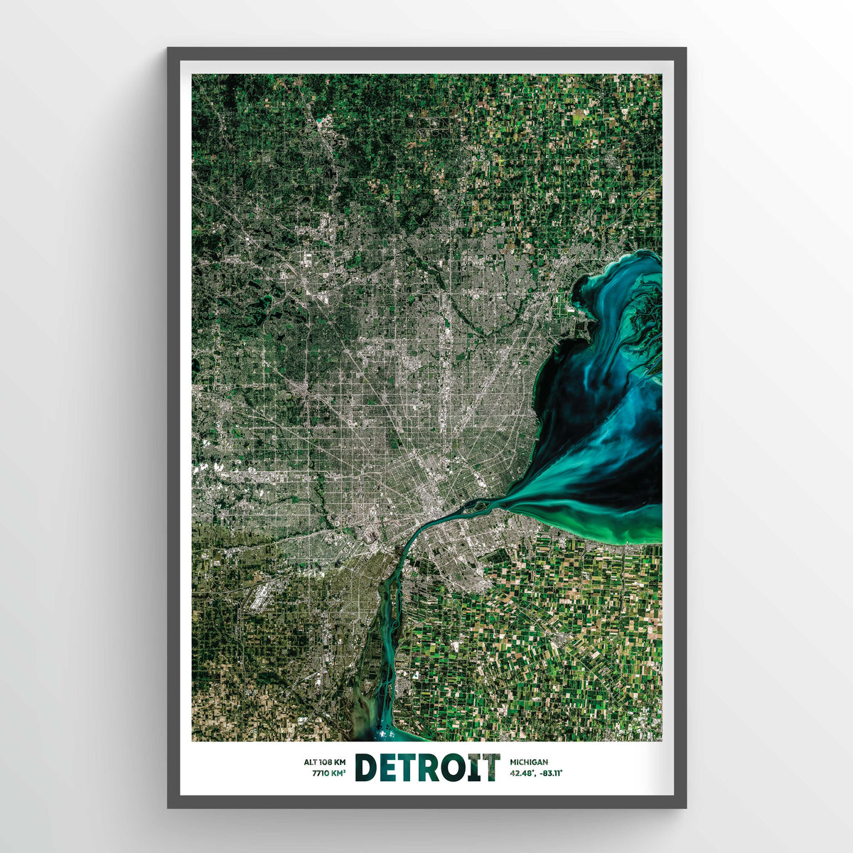 Detroit Earth Photography - Art Print - Point Two Design